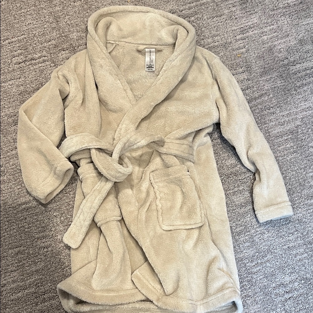 Cozy Kids Cream Pajama Robe